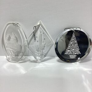 Ball Corp 1976 Vintage Ornaments A Medley Of Carols Ball Canning Clear Acrylic